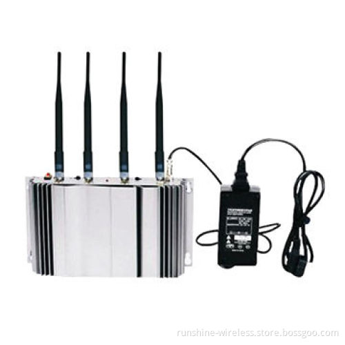 Four band CDMA GSM DCS PHS 3G Powerfull Indoor Mobile Phone Signal Jammer